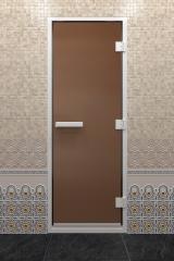 Дверь «Хамам Бронза Матовая» 7х19