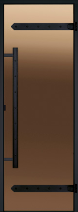 Дверь для сауны HARVIA Legend STG 7х19 стекло матовое (сатин)